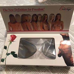 Black sticky bra size B cup never used